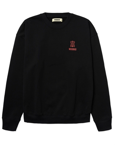 Woodbird - WBDuke Tiger Crew Sweatshirt - Black 